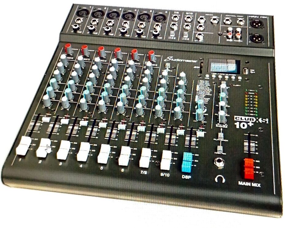 CLUBXS10+ 6 Mic Preamps w/DSP, Bluetooth & USB