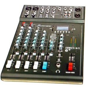 CLUBXS6+ 2 Mic Preamps w/DSP, Bluetooth & USB
