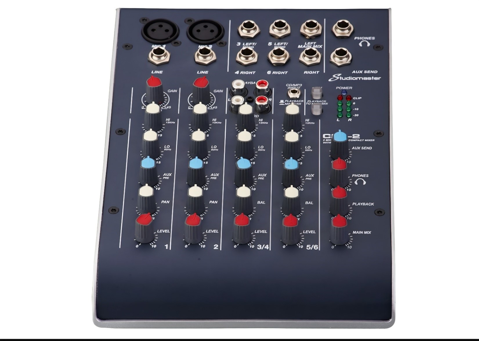 C2S-2 2-Channel USB Compact Mixer